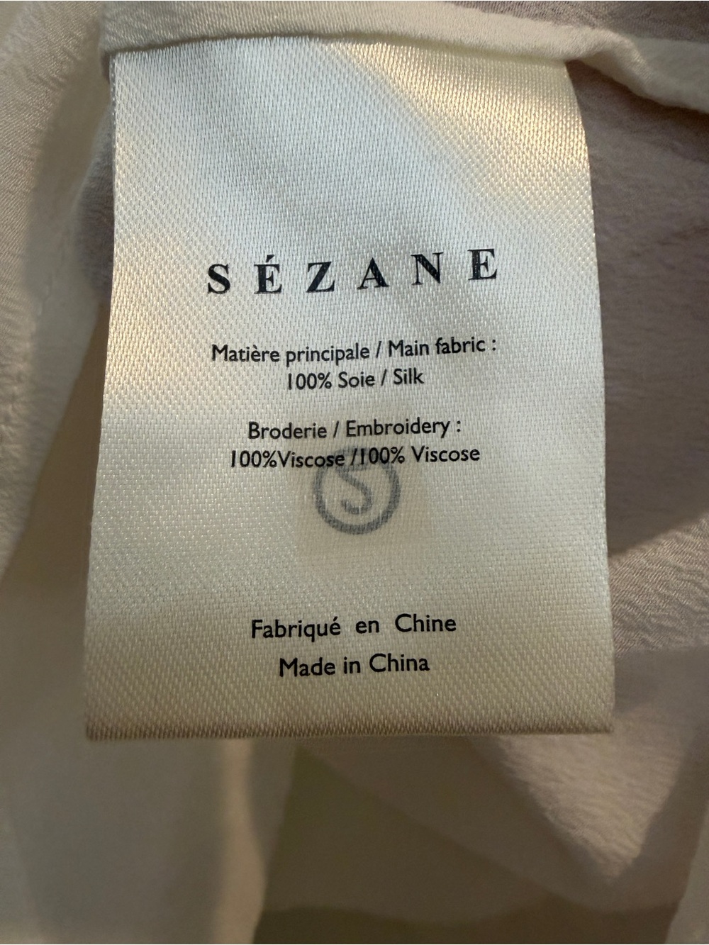 Sezane Ilonie Blouse in Ecru - Picture 11 of 11